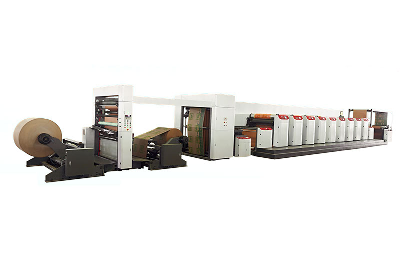 DHF20-1000/1200-4 4Colors Flexo Printing Machine